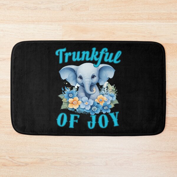 Item preview, Trunkful Of Joy. happy elephant designed and sold by ElephantVibes.