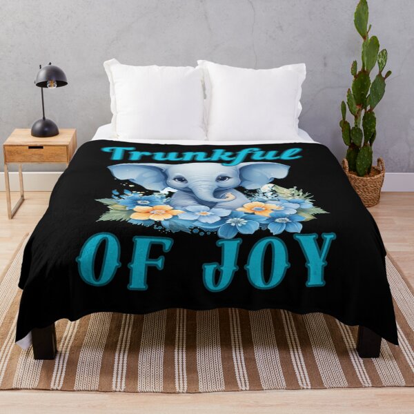 Item preview, Trunkful Of Joy. happy elephant designed and sold by ElephantVibes.