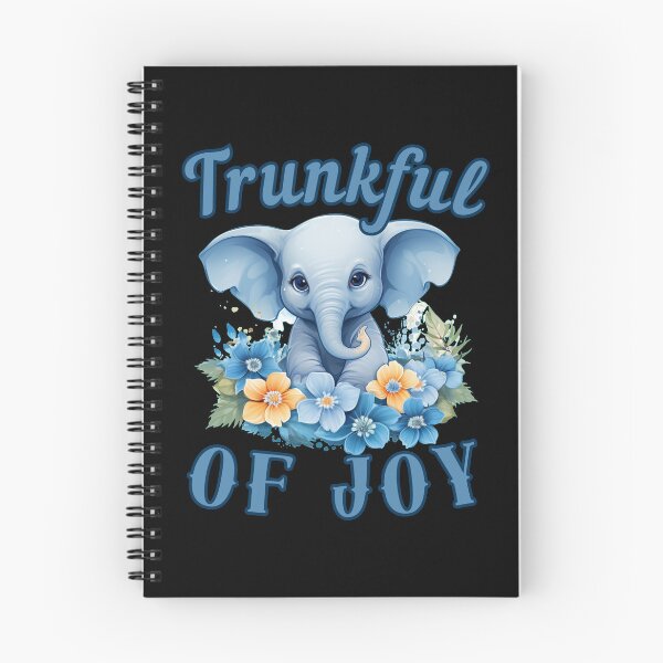 Item preview, Trunkful Of Joy elephant quote designed and sold by ElephantVibes.