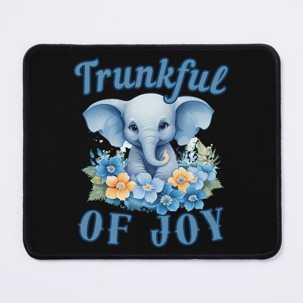 Item preview, Trunkful Of Joy elephant quote designed and sold by ElephantVibes.
