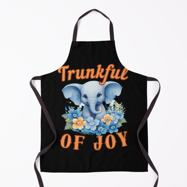 Item preview, Trunkful Of Joy Flower elephant designed and sold by ElephantVibes.