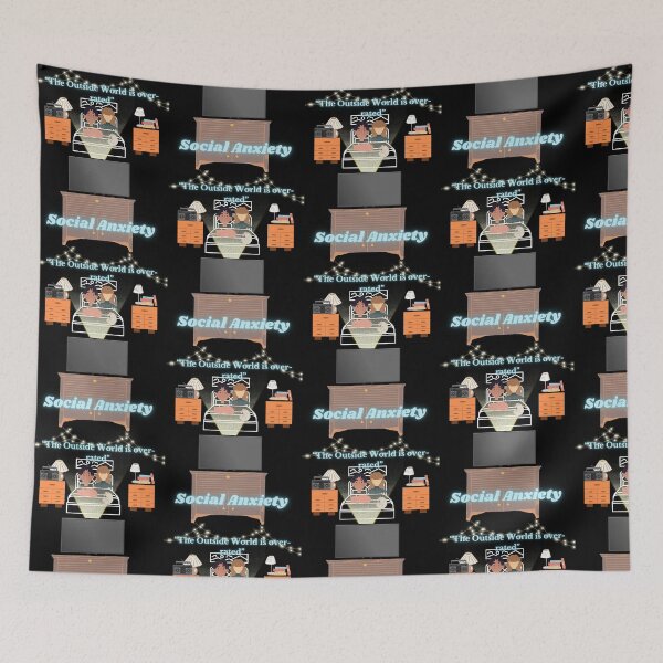 Item preview, Social Anxiety: "The Outside World is Over-rated" designed and sold by Michael Snell.