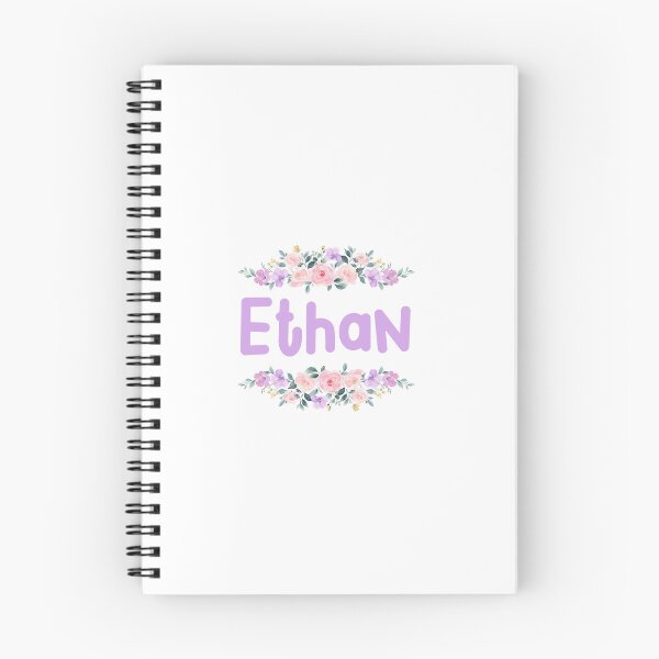 Item preview, Purple Flower Ethan Name Label designed and sold by NormadWorld.