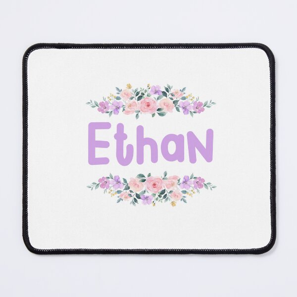 Item preview, Purple Flower Ethan Name Label designed and sold by NormadWorld.