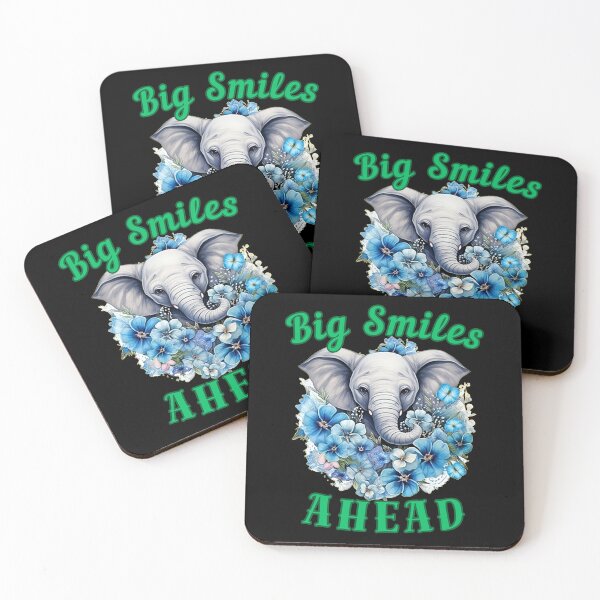 Item preview, Big Smiles Ahead. surreal elephant designed and sold by ElephantVibes.