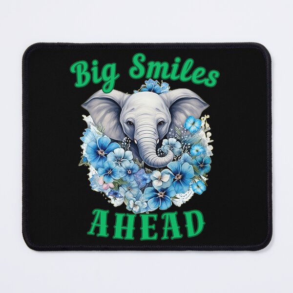 Item preview, Big Smiles Ahead. surreal elephant designed and sold by ElephantVibes.
