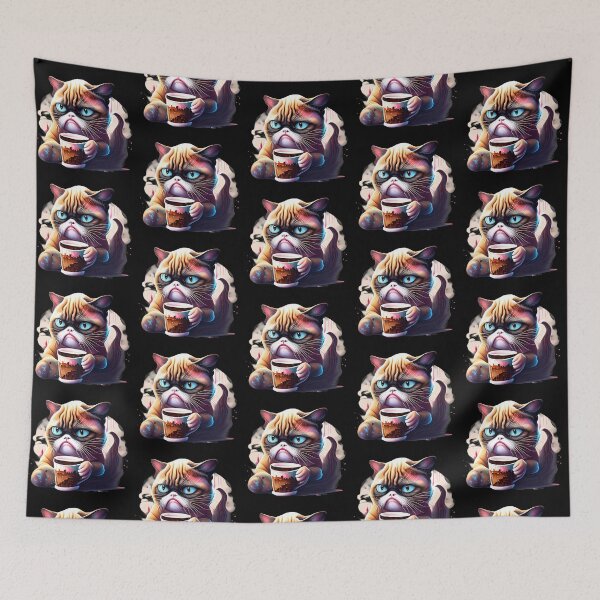 Item preview, The Grumpy Coffee Cat Collection 1 designed and sold by AGillis691.