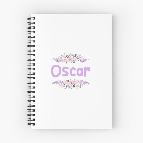 Item preview, Purple Flower Oscar Name Label designed and sold by NormadWorld.