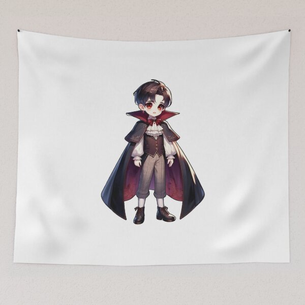Item preview, Cute Adorable Dracula Anime Character Boy Man Guy Dude designed and sold by kylmllr101684.