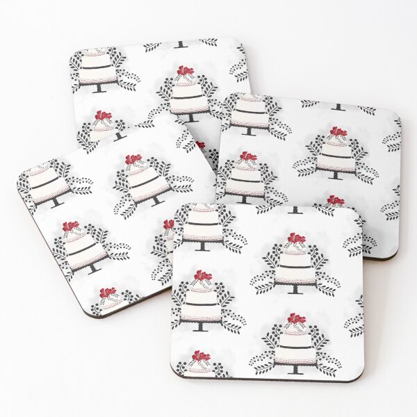 Item preview, Cake Illustration in Nice Modern Style for Birthday or Wedding Party designed and sold by Angela Cini.