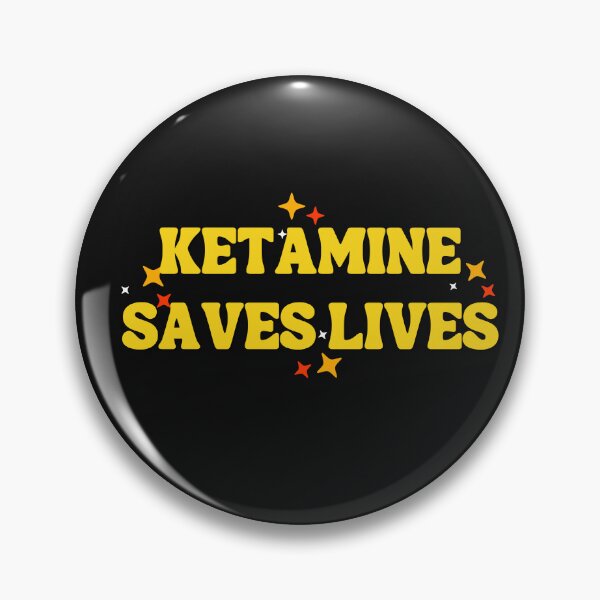 Item preview, Ketamine Saves Lives T-Shirt and Sticker designed and sold by DiverseDazzle.