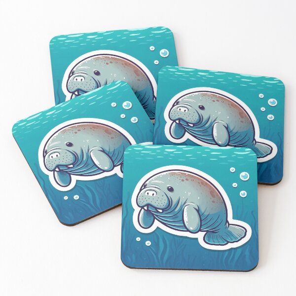 Item preview, Manatee Sea Cow designed and sold by DinoKate.