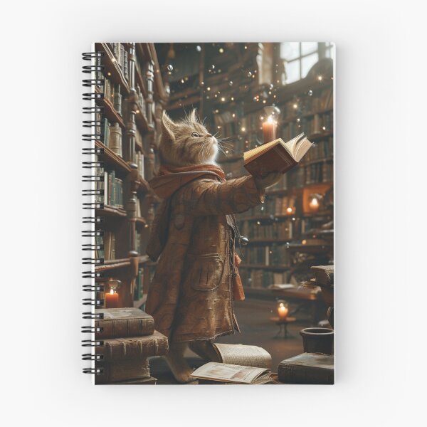 Item preview, Magical Cat Wizard-Cute Adorable Animals Artwork-C146 designed and sold by MPCFICTION.