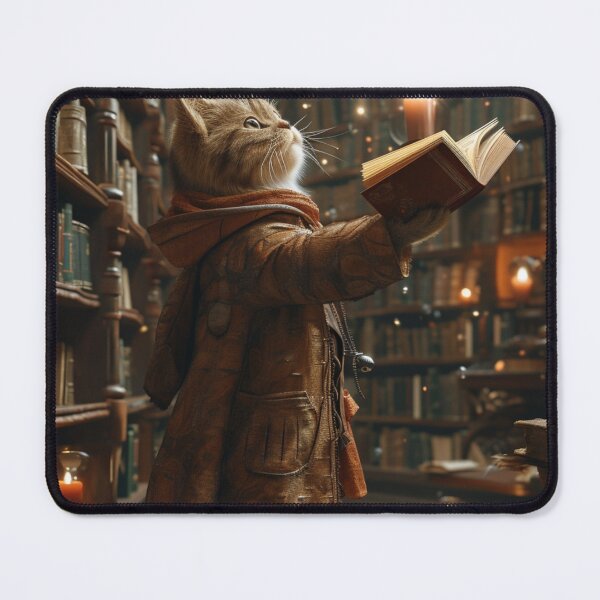 Item preview, Magical Cat Wizard-Cute Adorable Animals Artwork-C146 designed and sold by MPCFICTION.