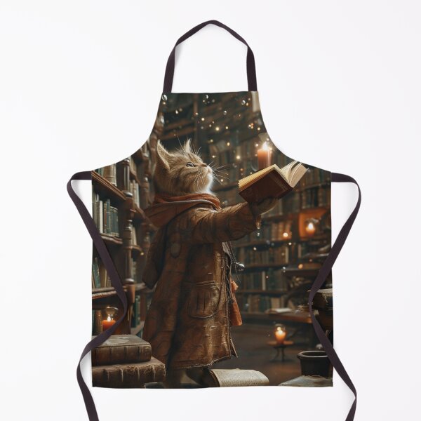 Item preview, Magical Cat Wizard-Cute Adorable Animals Artwork-C146 designed and sold by MPCFICTION.
