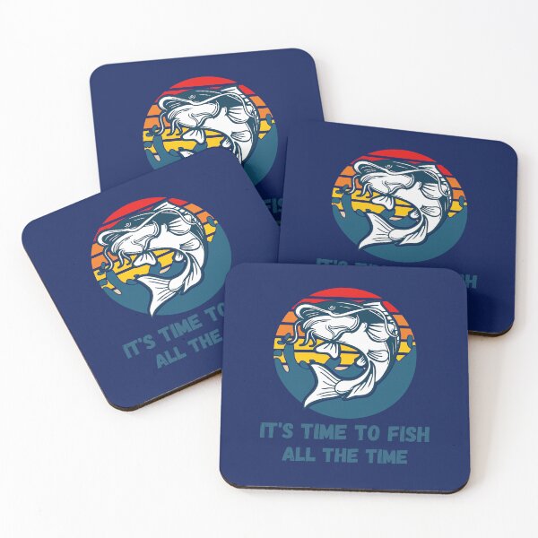 Item preview, Time to Fish All the Time designed and sold by Tripp Art Studio.