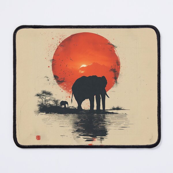 Item preview, Elephant Art designed and sold by Obsidian Ink by Wilshire.