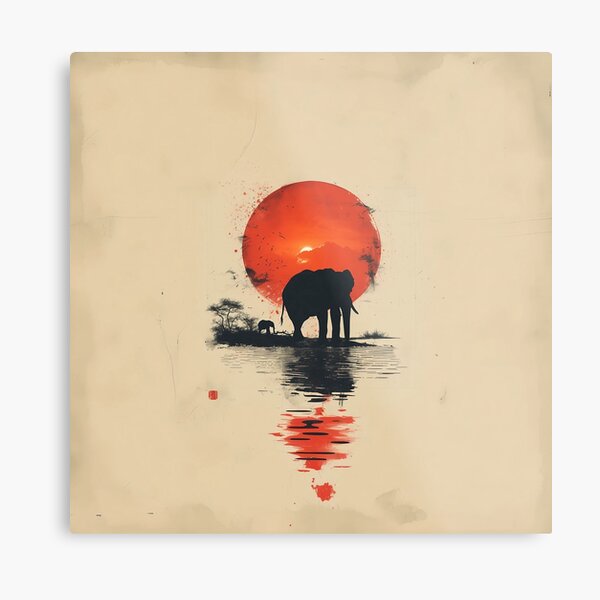 Item preview, Elephant Art designed and sold by Purelite Art.