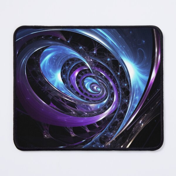 Item preview, Harmony in Motion: A Symphony of Purple Blue Swirls Abstract designed and sold by kalyssa44.