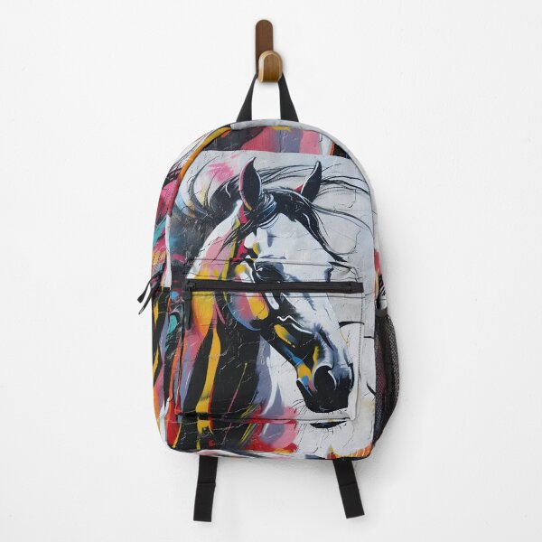 Item preview, painted graffiti wall of a horse designed and sold by dcrc.