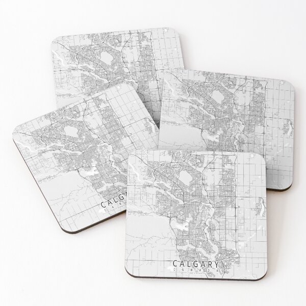 Item preview, Calgary City Map of Alberta, Canada - Light designed and sold by deMAP.