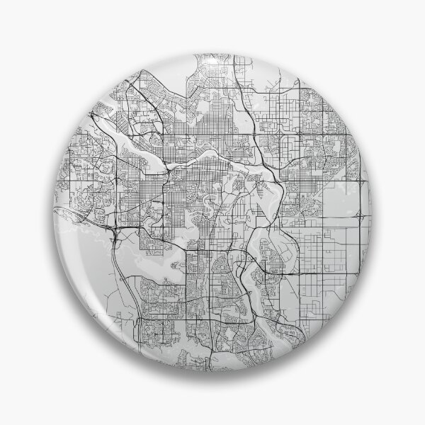 Item preview, Calgary City Map of Alberta, Canada - Light designed and sold by deMAP.