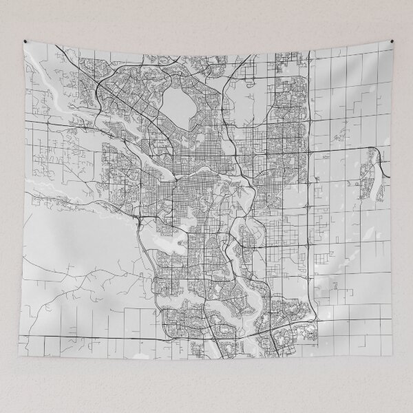 Item preview, Calgary City Map of Alberta, Canada - Light designed and sold by deMAP.