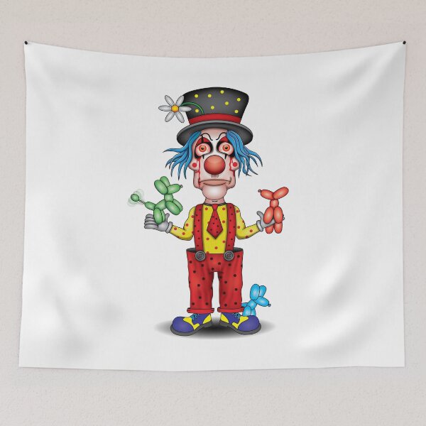 Item preview, A circus clown and his balloon animals that came to life. designed and sold by Jamie Swimm.