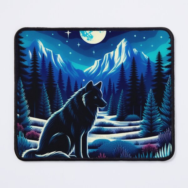 Item preview, Wolf Under Full Moon designed and sold by SteadyRolla.