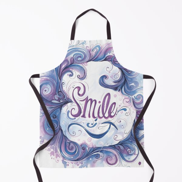 Item preview, Positive Words "Smile" watercolored swirls designed and sold by kalyssa44.