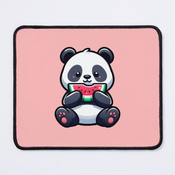 Item preview, Panda bear eating watermelon designed and sold by maurirocha.