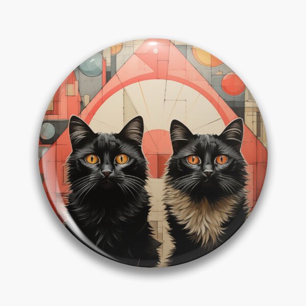 Artikelvorschau, „Dual Gaze: Katzen inmitten der Geometrie“ entworfen und verkauft von WFTan.