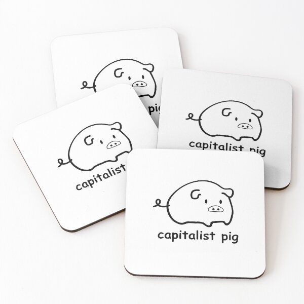 Item preview, capitalist pig - comic sans designed and sold by boy with brain.