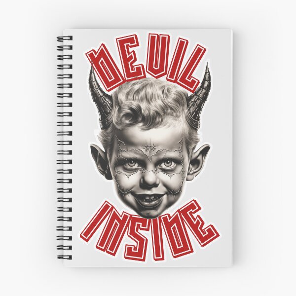 Item preview, Devil Boy Devil Inside Print designed and sold by Thehatinthecat.