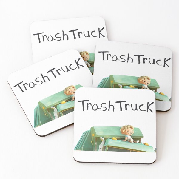 Item preview, Hank and trash truck cartoon designed and sold by KPArtzaaany.