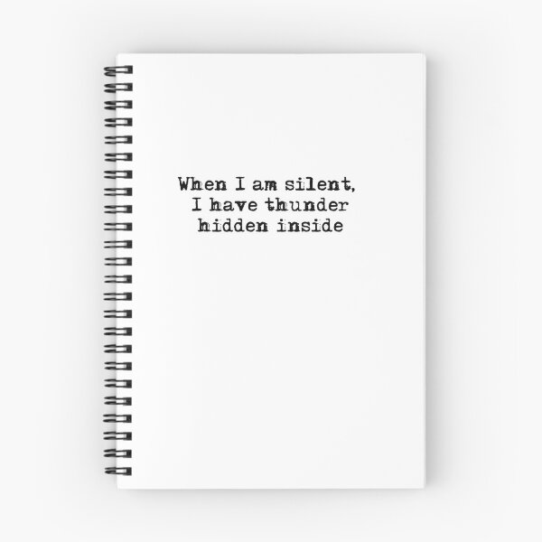 Item preview, When I am silent, I have thunder hidden inside typewriter designed and sold by HerbalBlue.
