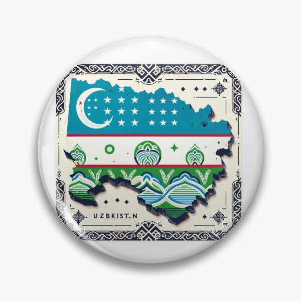 Item preview, Uzbekistan Map designed and sold by Places On Earth.