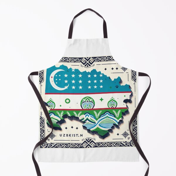Item preview, Uzbekistan Map designed and sold by Places On Earth.