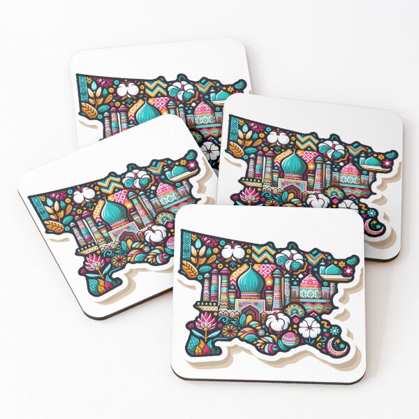 Item preview, Uzbekistan Map designed and sold by Places On Earth.