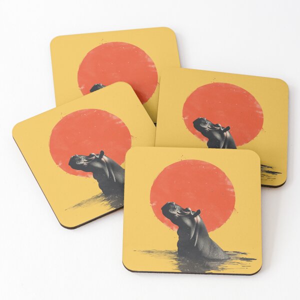 Item preview, Hippopotamus Art designed and sold by Obsidian Ink by Wilshire.