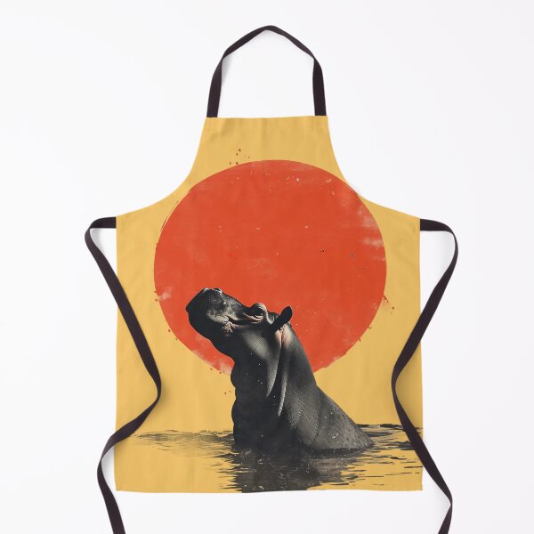 Item preview, Hippopotamus Art designed and sold by Obsidian Ink by Wilshire.