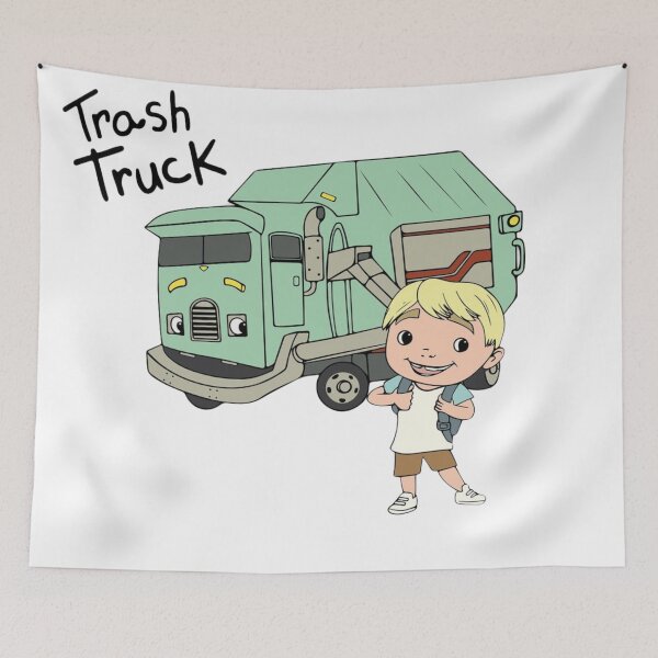 Item preview, Trash truck cartoon on Netflix designed and sold by KPArtzaaany.