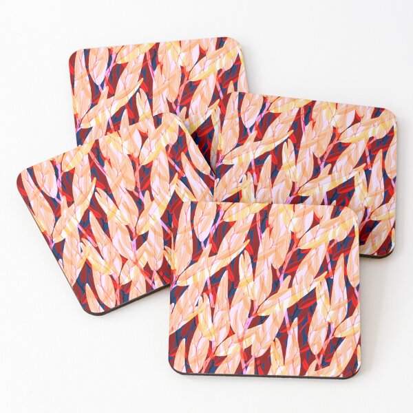 Item preview, Striking layered leaves abstract art & pattern. designed and sold by Meteryards.