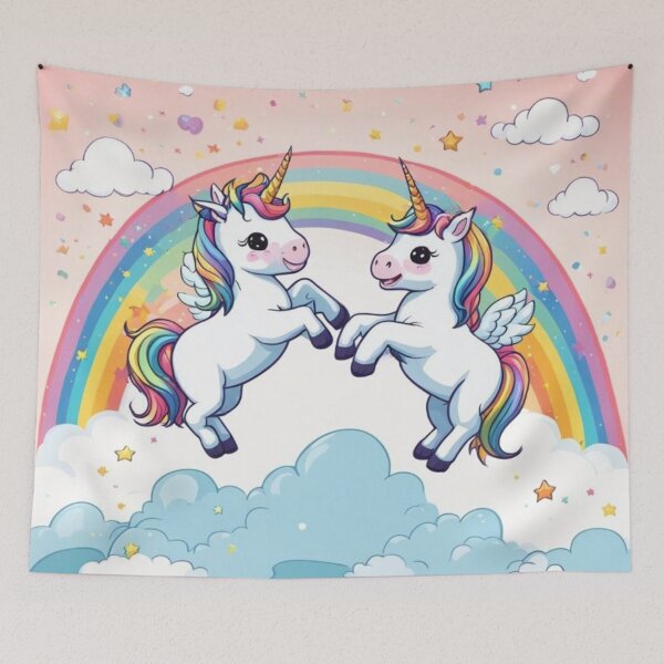 Item preview, Baby Unicorns with Rainbow designed and sold by JackFreestone.