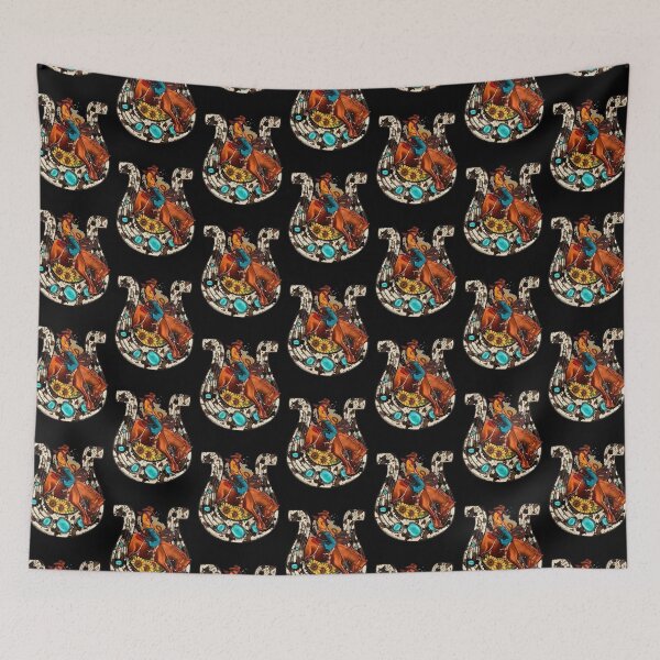 Aperçu de l'œuvre Western Rodeo Cowboy Horseshoe Png Sublimation Design, Rodéo créée et vendue par Henri5Lindgren.
