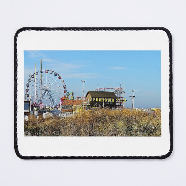 Item preview, Lost But Not Forgotten on the Jersey Shore Funtown Pier Beach Boardwalk, Seaside Heights New Jersey designed and sold by BradKnorrArt.