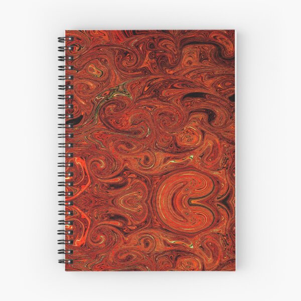 Item preview, Swirly Liquid Art Tapestry in Luxurious Red Gold and Black designed and sold by innerspectrum.
