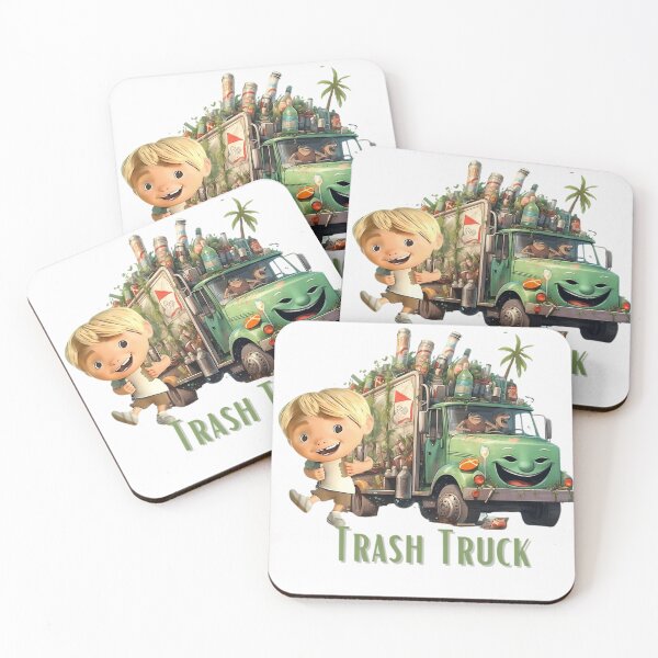 Item preview, Hello! Trash truck cartoon designed and sold by KPArtzaaany.