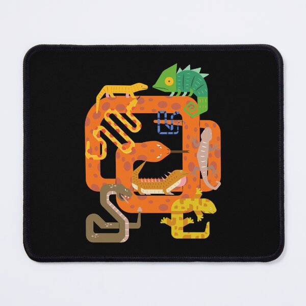 Item preview, Snake Lizard Reptile Kids Teens Colorful Graphic Art designed and sold by IntoClearWater.