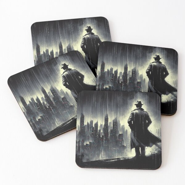 Item preview, Private Detective City in the Rain [Noir, Crime] designed and sold by RESToRAPTOR.